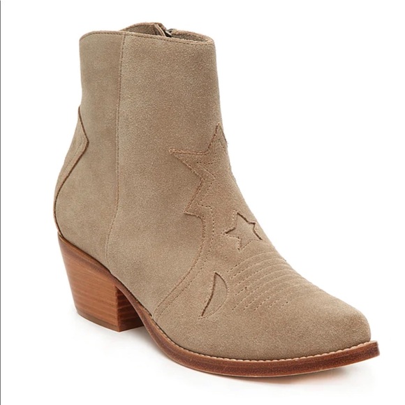 JOIE Western Style Suede Booties Size 7 - Picture 10 of 13